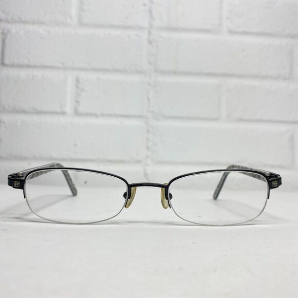 Nicole Miller Accessories - NICOLE MILLER AMOUR in‎ Noir (Black) 49-19-135 Half Rimless Eyeglass Frames 2703